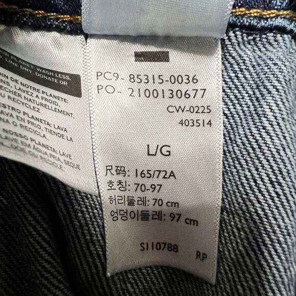 Levi's Overalls Jeans Women Large (34x28) Propose To Me Denim - Picture 6 of 11